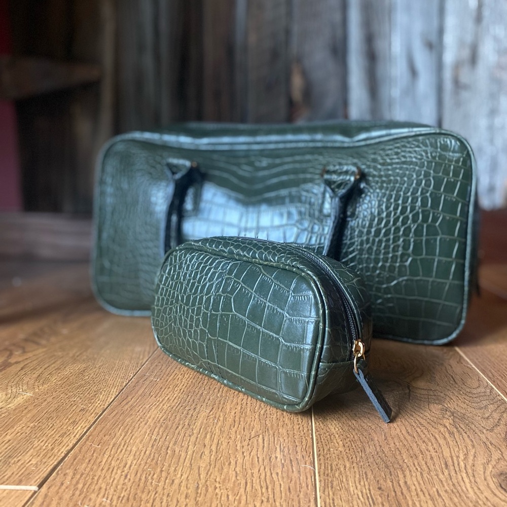 Retro crocodile bag
